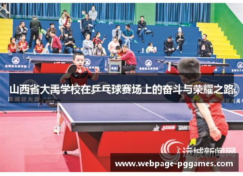 山西省大禹学校在乒乓球赛场上的奋斗与荣耀之路